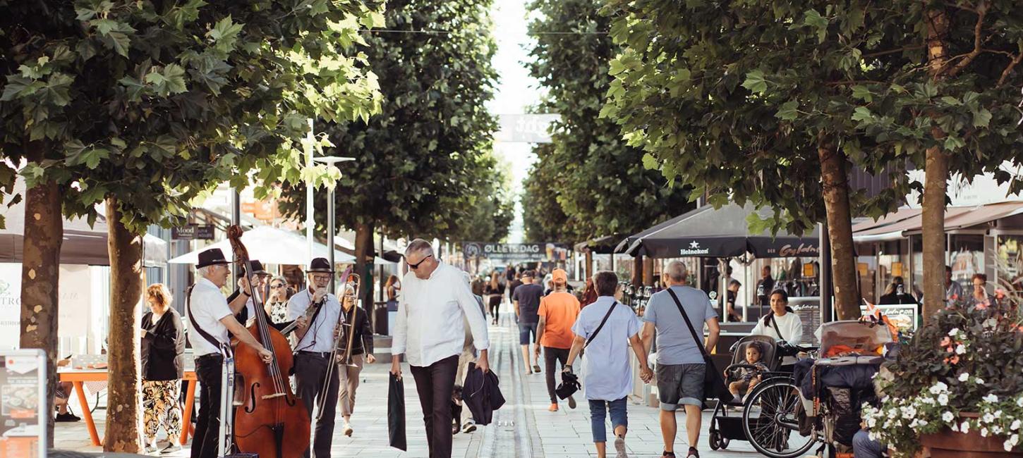 Fredericia butikker i centrum og gågade