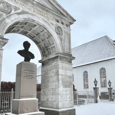 Statuen ved Bülows plads i Fredericia